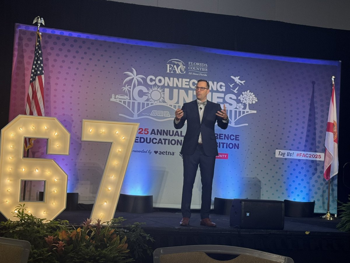 JohnSgromolo's tweet image. Final day of the @flcounties education conference with @shawndubravac! #EconomicUpdate