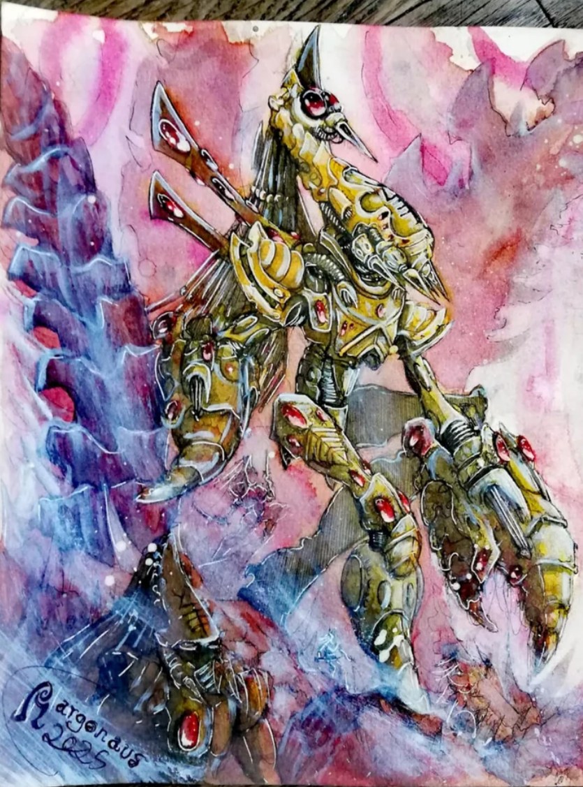 Dire Avenger &amp; Striking Scorpion Wraithlord concept, Argonaus_illustrateur (Théo)

buymeacoffee.com/argonaus/extras