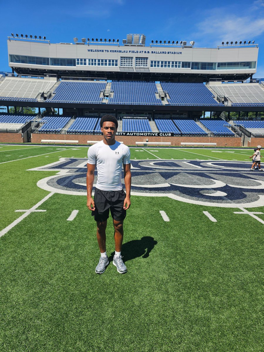 Had an unofficial visit to Old Dominion  University <a href="/ODUFootball/">ODU Football</a>. Very nice campus and Facilities.  Nice to meet you @TylerLamar  Sorry to miss you <a href="/RickyRahne/">Ricky Rahne</a> <a href="/RemingtonReb/">Remington Rebstock</a> <a href="/DwikeWilson/">Dwike Wilson</a> <a href="/Coach__Seiler/">Blake Seiler</a>