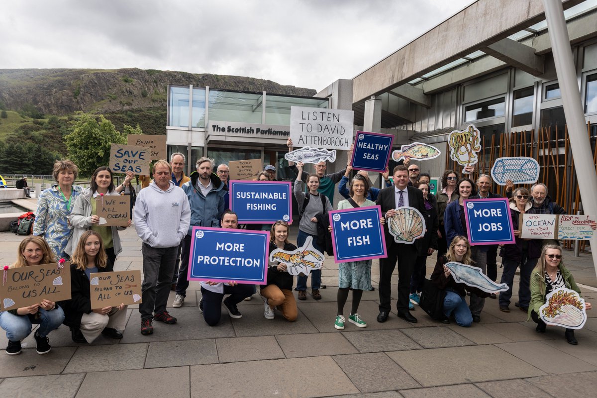 This week, as a member of the <a href="/ourseas_scot/">Our Seas</a> 
coalition, we were at the Scottish Parliament to gather political support for our coastal seas and fisheries.