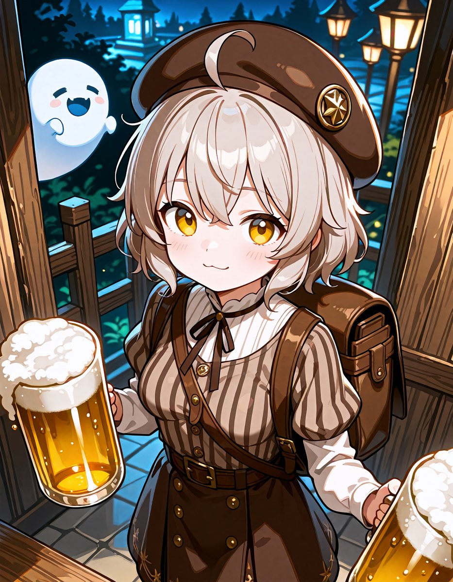 今週もお疲れさまでしたですぅ🍺:3
#AIイラスト