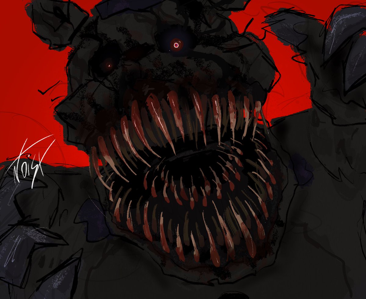 doodle from animatic that I plan to finish soon
#FNAF #FNaF4 #fredbear #doodleart