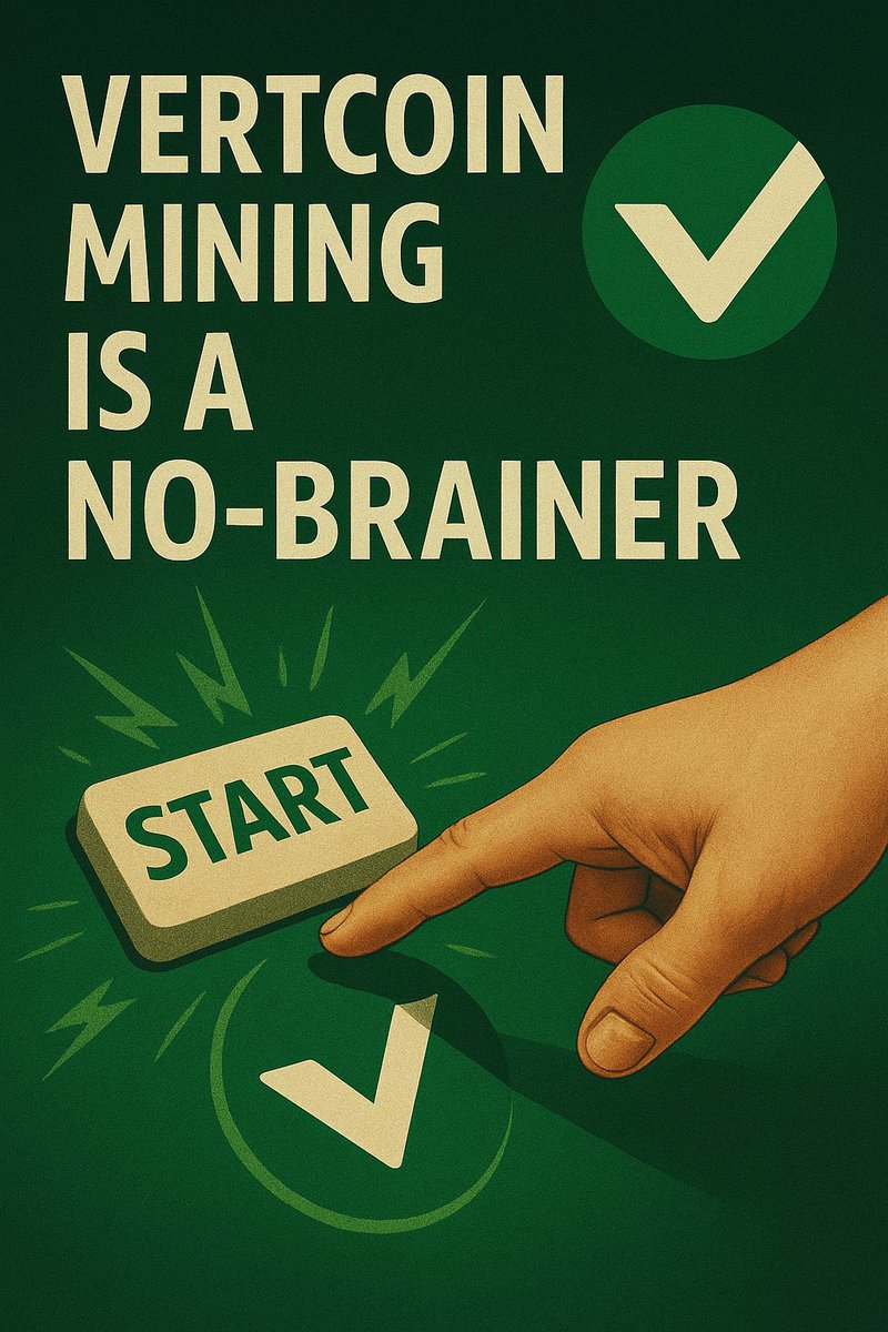 ASIC-resistant coin still going strong! 💪 

By enabling people to mine using their GPUs, Vertcoin ( $VTC ) maintains an open and equitable network.

$VTC $LTC $BTC #Pow #Vertcoin #VTC  #ASICResistance #GPUmining