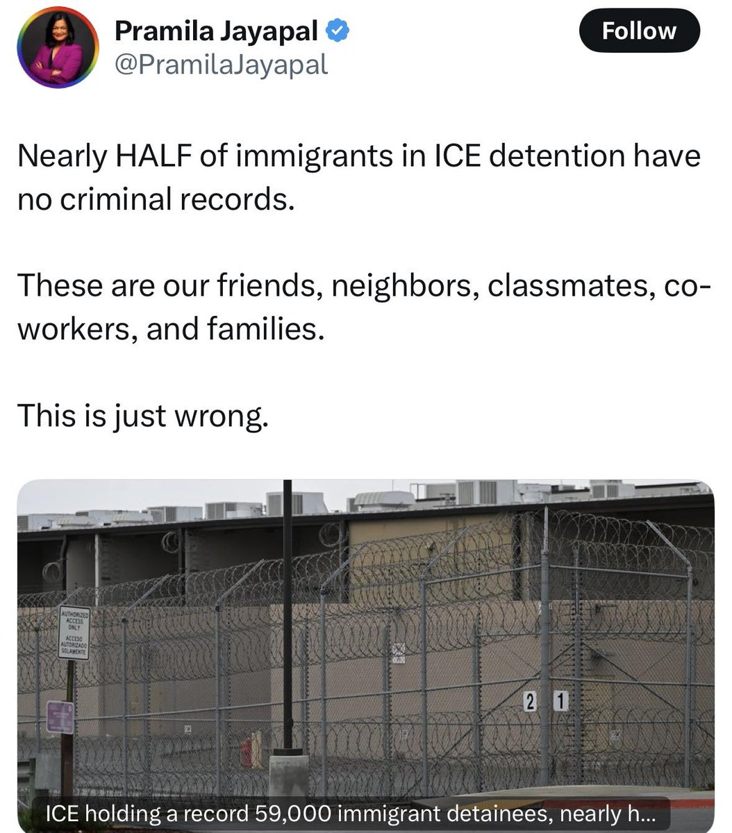 Thoughts for Rep. Jayapal?