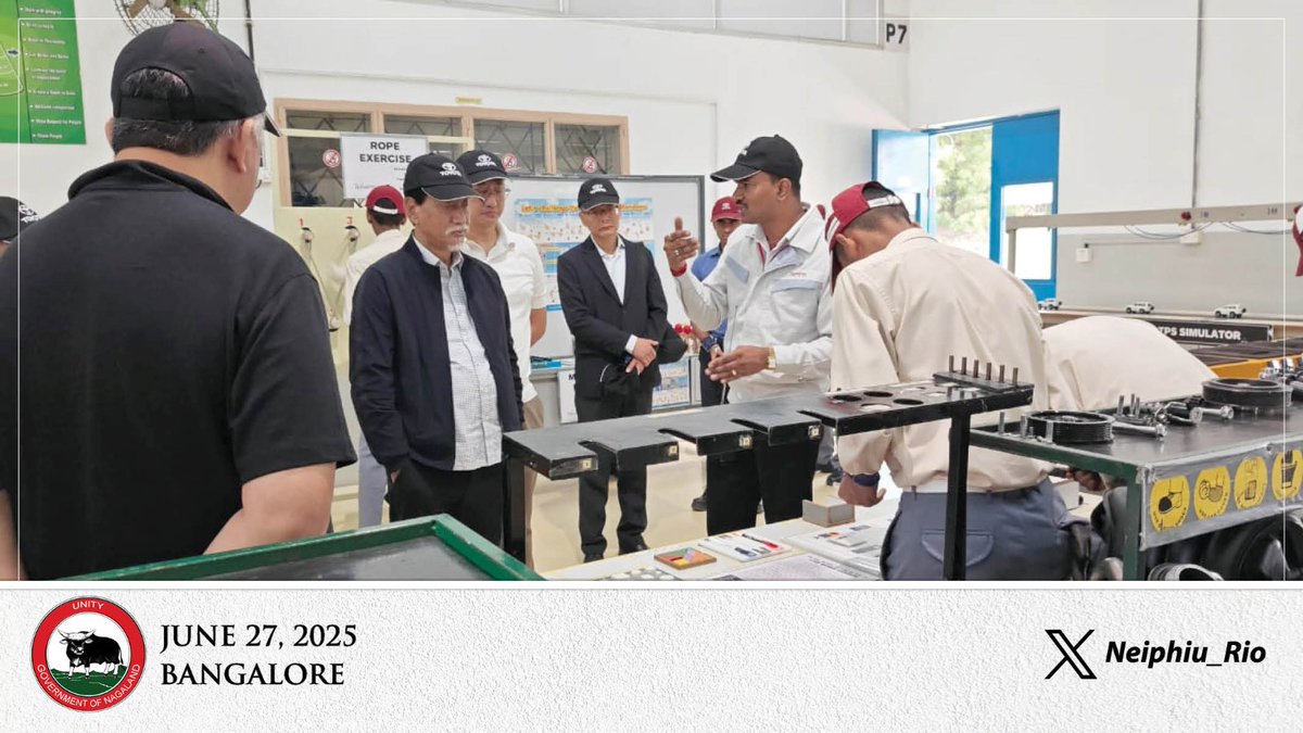 Neiphiu_Rio's tweet photo. Happy to visit Toyota Kirloskar Motors (TKM) and had positive interactions with @Toyota_India Executives and the CSR team. We discussed matters related to further strengthening our collaborations and partnerships. https://t.co/pmL8Ikjxxs