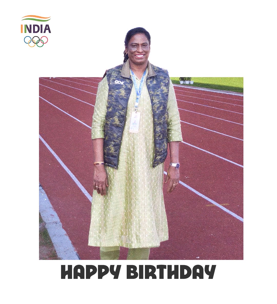 Wishing IOA President <a href="/PTUshaOfficial/">P.T. USHA</a> ma’am a very Happy Birthday! 🎂🙏🏽