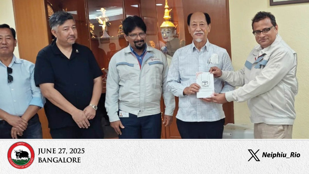 Appreciation to TKM for the positive contributions in the development journey of Nagaland, the CSR contributions, and for partnering with the youth of Nagaland, especially in the fields of sports, music, and the arts. Grateful for the kind hospitality and the warm welcome.