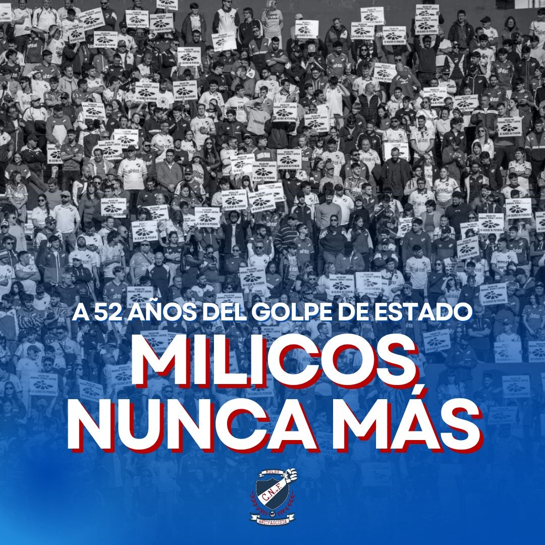 Hace 52 años militares y civiles dieron el Golpe que fue el comienzo de 12 años de Terrorismo de Estado. Un régimen que perjudicó a nuestro Club como a ningún otro, persiguiendo y encarcelando dirigentes, técnicos y jugadores, (...)
