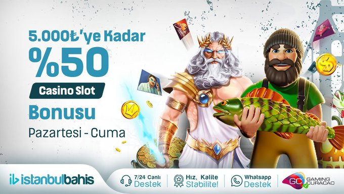 🎉#İstanbulBahis ' ten Güne Özel Kazandıran Fırsat ‼️

🎁 5.000 ₺ 'ye Kadar %50 Bonus Anında Hesabında❗️

🥳Slot Keyfi #İstanbulBahis ‘te Seni Bekliyor ,Bu Sihirli Dünyanın Kapılarını Aralamak Bir Tık Uzağında 🏦 

⚡️ (t.ly/istanbulbahisg…) ⚡️