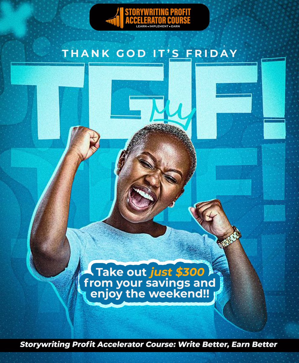 Kunam_Isemin's tweet image. 6months down
Last weekend of the first half
You seff don try🤌💸

Enjoy the weekend 
#spacourse