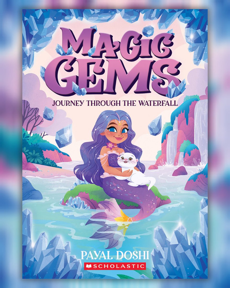 🧜🏽‍♀️ COVER REVEAL🧜🏽‍♀️

I’m so excited to share the cover of the first book in the MAGIC GEMS series, JOURNEY BEYOND THE WATERFALL!!

This series is DRAGON GIRLS x LOVE PUPPIES starring a group of friends who go on adventures to protect nature with enchanted gemstones! Out April 2026!