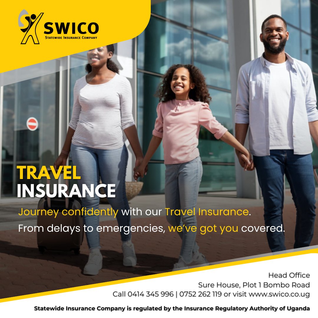 swico_uganda's tweet image. Don't let unexpected setbacks ruin your trip. With SWICO Travel Insurance, you can relax and enjoy your travels knowing you're protected. #SecureWithSWICO