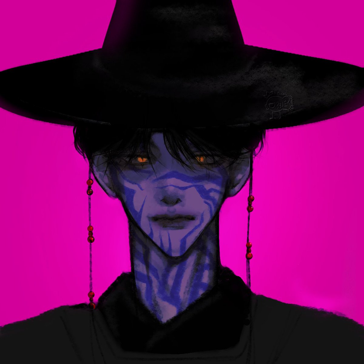 🎀 #Jinu #kpopdemonhunters #케이팝데몬헌터스 #진우 #fanart #그림