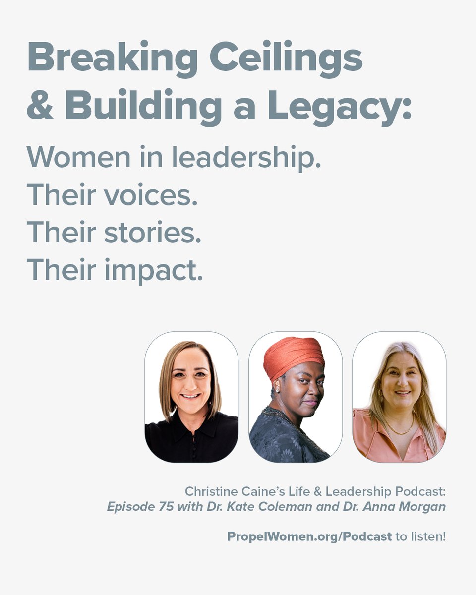 Christine Caine (@christinecaine) on Twitter photo You were born to lead—but no one said it would be easy.
In Episode 75 of the Life & Leadership Podcast, we’re bringing together powerful stories and leadership wisdom from <a href="/annarmorgan/">Anna Morgan</a>, Dr. Kate Coleman, and a listener-driven Q&A—all centered on what it means to lead as a woman. You were born to lead—but no one said it would be easy.
In Episode 75 of the Life & Leadership Podcast, we’re bringing together powerful stories and leadership wisdom from <a href="/annarmorgan/">Anna Morgan</a>, Dr. Kate Coleman, and a listener-driven Q&A—all centered on what it means to lead as a woman.