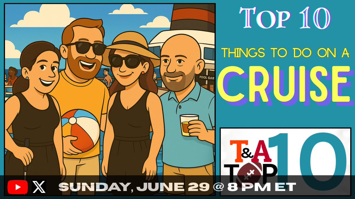 We have been inspired (again) by Alison galavanting around creation and enjoying everything life has to offer. This week we are going to rank the Top 10 Things To Do on a Cruise! Follow the link below and rank your favorites. Never been on a cruise? Then just rank what sounds fun