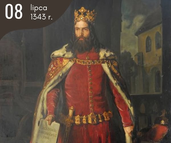📆08.07.1343 Koniec marzeń o Pomorzu Gdańskim. Pokój w Kaliszu.

Wielu ówczesnych i potomnych uznało ten akt za wielki błąd i porażkę polskiego króla. „Kiedy więc w dzień św. Prokopa posłowie mistrza i zakonu przybyli do niego do Kalisza i zaproponowali pokój pod wspomnianymi