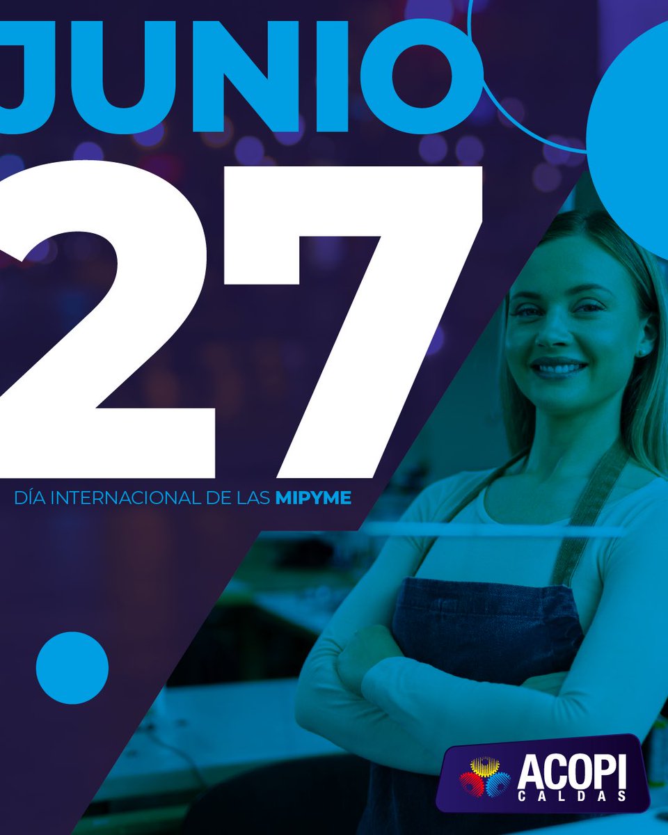 Hoy celebramos el Día Internacional de las MIPYME, el motor de nuestra economía.

Desde ACOPI, seguimos trabajando por su crecimiento y formalización, brindándoles las herramientas y el apoyo que necesitan para florecer. ¡Gracias por creer, crear y construir un país más próspero!