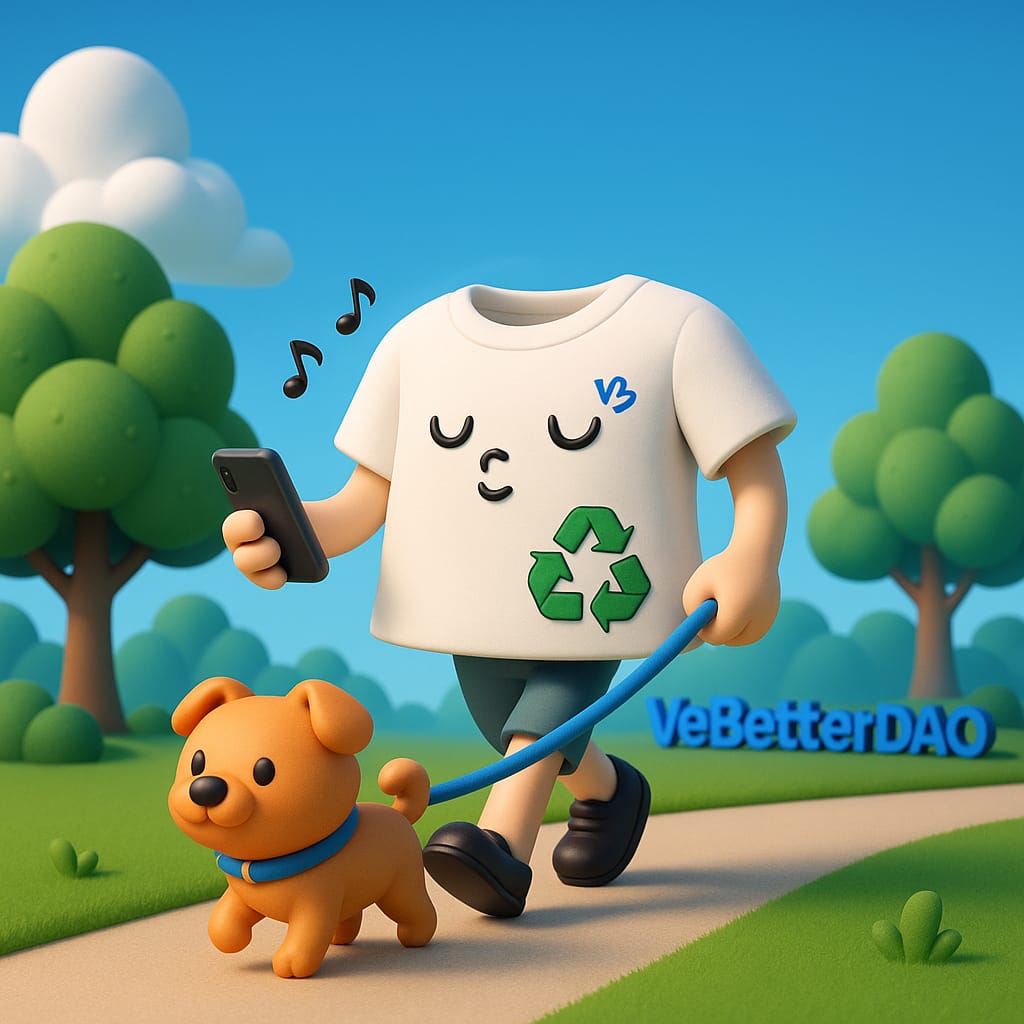 reuse_vet's tweet photo. Taking a break from building…
👟 Walking with @ST3PR_VET
💩 Clean up with @ScoopUp_vet
🎧 Listening with @NonFungibleBC
Recharging while staying in motion.
The @VeBetterDAO ecosystem really hits different. 🛠️🐶♻️
#ReMii #ReUse #ST3PR #NFBC #VeBetterDAO #B3TR #Web3Lifestyle https://t.co/gVovyjMfIq