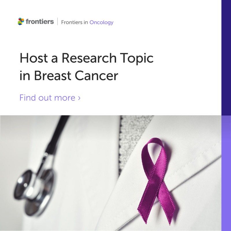 FrontOncology's tweet image. 🧠 Have a groundbreaking idea for breast cancer research? 

We’re always seeking fresh Research Topics in our Breast Cancer section! Share your ideas or propose a theme to help shape the future of discovery.

Get involved: fro.ntiers.in/breast-cancer-…
#BreastCancerResearch #openaccess