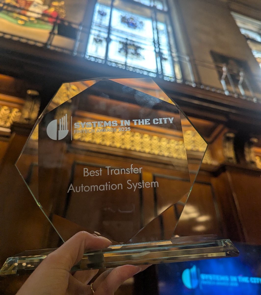 We are proud to announce our wins at Systems In The City Financial Technology Awards 2025. 

Read the full press release for more information: hubs.li/Q03t-FXF0 

#TransferAutomation #PensionFusion