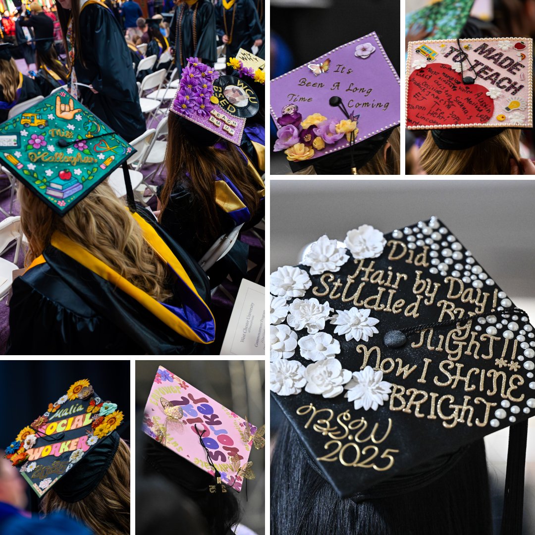 One of the best parts of graduation is seeing how our graduating students decorate their caps!