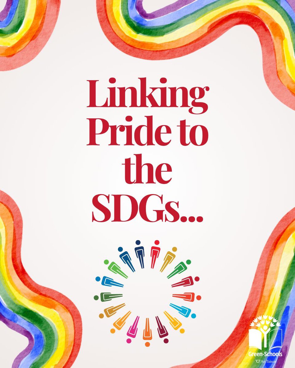Happy Pride Month!🌈

To celebrate, we have highlighted the link between #Pride and the #SustainableDevelopmentGoals with some new resources exploring empathy and family dynamics, and how queer history links with climate action. 

Check them out here:greenschoolsireland.org/linking-pride-…