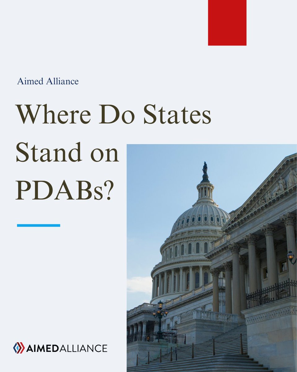 aimedalliance's tweet image. Do you know if your state has a Prescription Drug Affordability Board (PDAB)? Use Aimed Alliance’s chart to see where your state stands.
📄 See the map: aimedalliance.org/wp-content/upl…
#DrugAffordability #PDAB