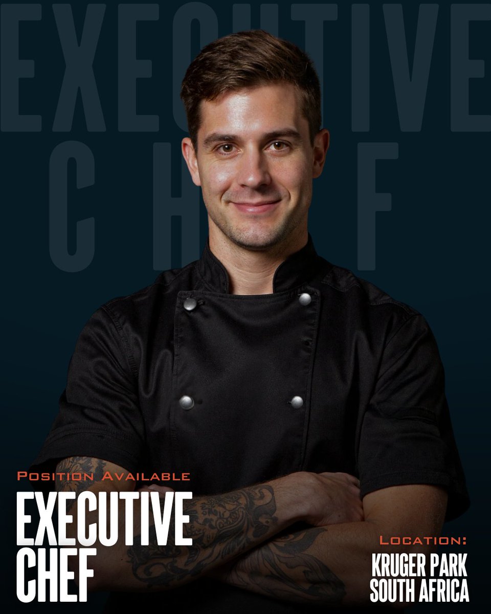 ConnectionChefs's tweet image. We’re looking for an Executive Chef to lead a new 6-star boutique restaurant in Kruger Park. Terroir-driven, sustainability-focused, chef-led and aiming for SA’s Top 10.
To Apply:
Email your CV to info@thechefsconnection.co.za

🌐 thechefsconnection.co.za