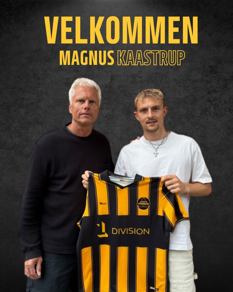 Vi henter Magnus Kaastrup ☀

Magnus er offensiv kantspiller og kommer til Fremad fra Vendssyssel FF.

Byd ham velkommen til Vangen! 💛🖤 #dsng

Læs mere om transferen på hjemmesiden: aarhus-fremad.dk