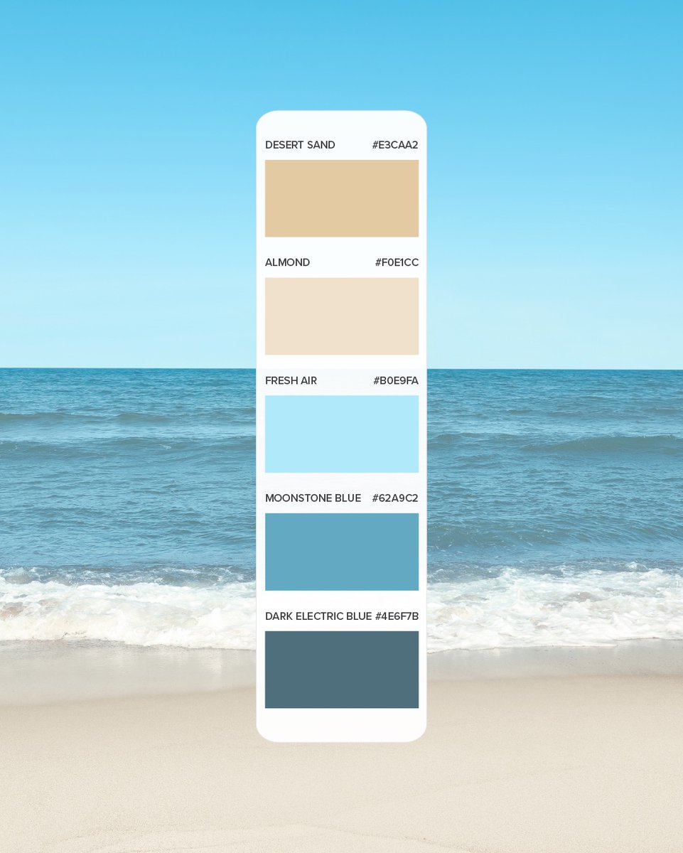 OnTheMarkComm's tweet image. Summer Color Palettes 🌈☀️ 
Bright skies, warm vibes and a palette that’s as bold as your summer plans.
Which shade is your summer mood?

#onthemark #communications #marketingagencies #traditionalmarketing #contentcreation #graphicdesign #copywriting #njbusiness