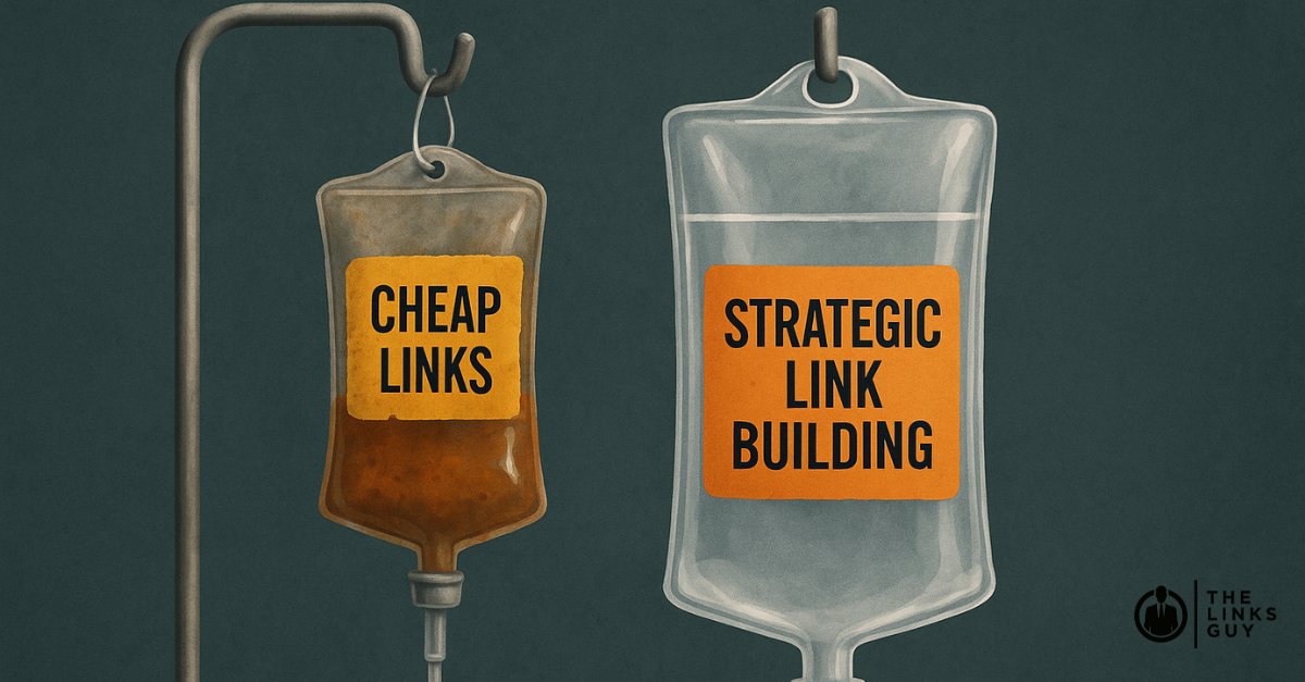 16 years as pharmacist taught me: prevention beats treatment

9 years in SEO taught me: cheap links = wasted money

2 founders this week learned the hard way - several months of zero results

Quality upfront saves time later

#SEO #LinkBuilding"