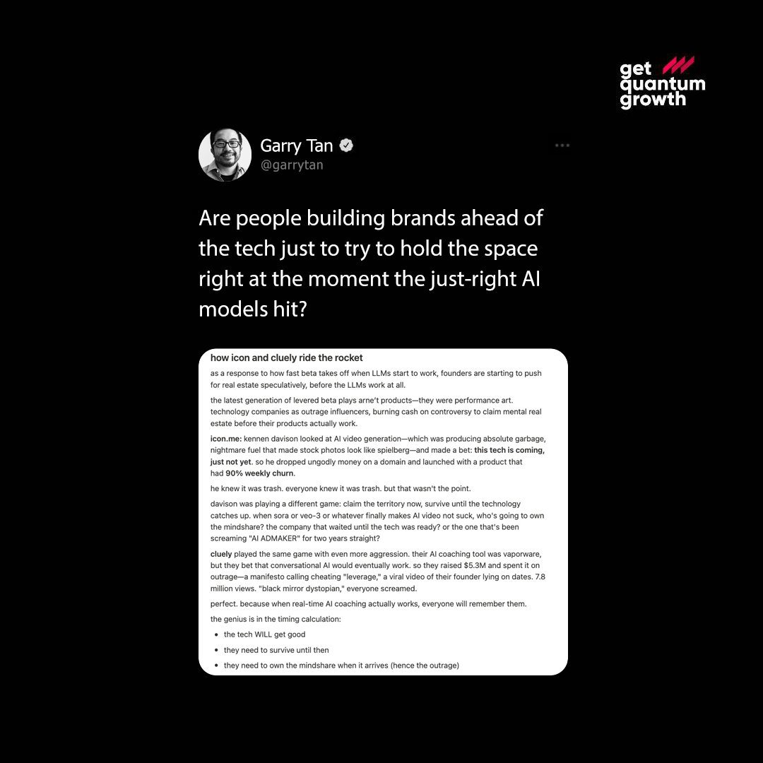 techtrackdata's tweet image. The race is on—brands are staking their claim ahead of the AI boom, betting big before the tech catches up.

#AIFuture #TechMoves #BrandInnovation #LLM #Startups #Disruption #TechStrategy #AIwave