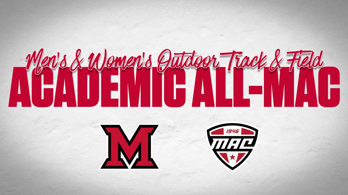 Congratulations to our 3⃣9⃣ RedHawks for earning Academic All-MAC Honors! 

📕 - miamiredhawks.com/news/2025/6/27…

#RiseUpRedHawks