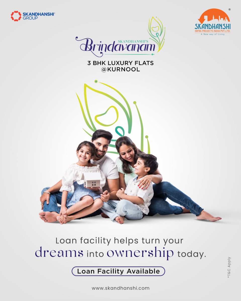 skandhanshi's tweet photo. Skandhanshi’s Brindavanam – 3 BHK Luxury Flats in #Kurnool, #AndhraPradesh 

Call: 1800 2700 360.

#FlatsForSale #flatsinkurnool #homesforsale #land #homesweethome #flatforsale #LuxuryHomes #LuxuryLiving #luxuryflats #propertyforsale #property #explorepage #offers #realestate https://t.co/02500Dcr8n