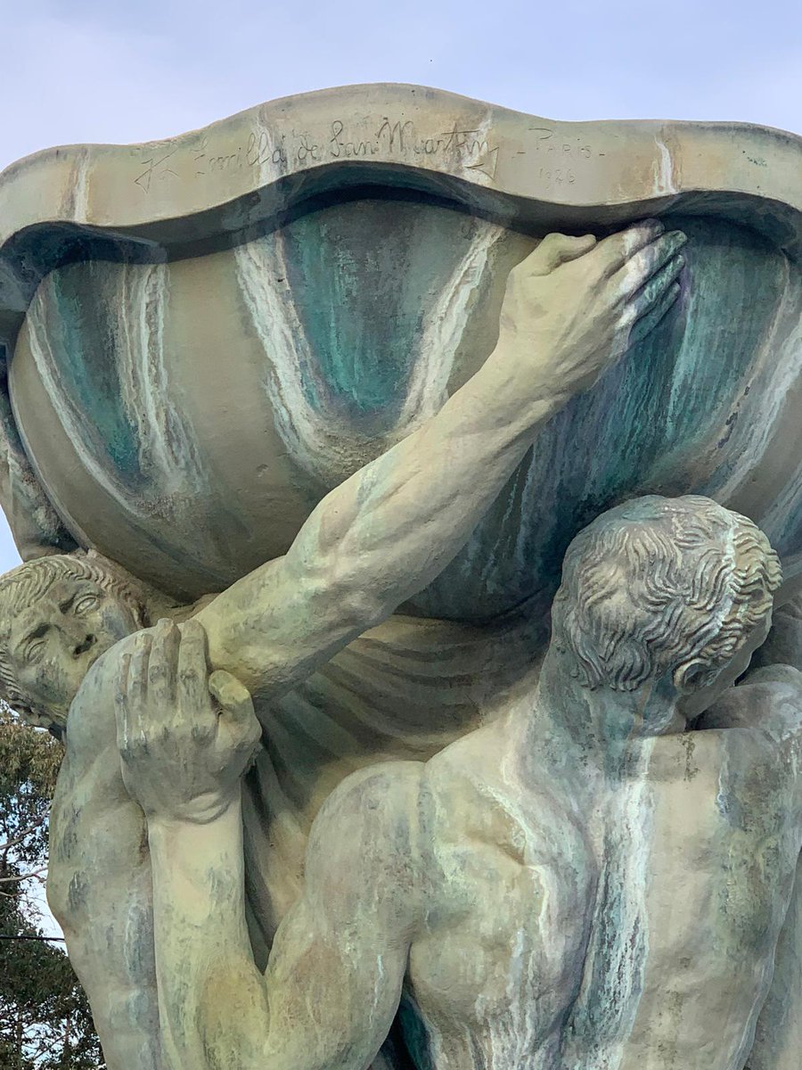 Camilou's tweet photo. @alainmizrahi Fuente de los Atletas de José Luis Zorrilla de SM, Parque Rodó. Hecha en 1923 en París. Premiada en el Salon d'Automne de 1925. https://t.co/XPPwpPgSMh