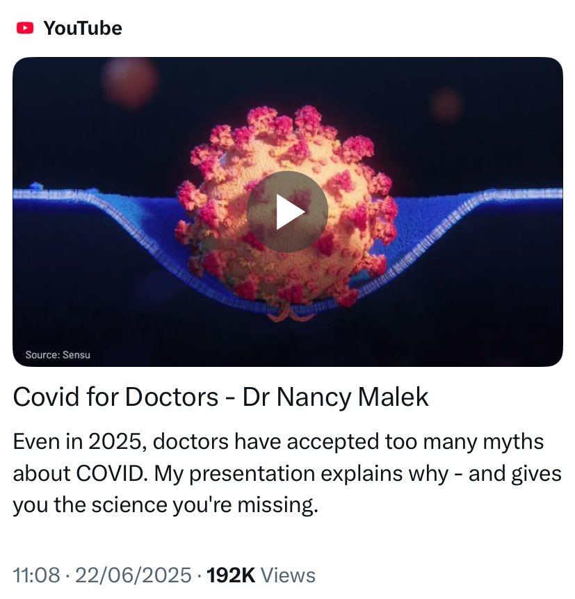 🚨PAGING ALL DOCTORS

I know you’re v busy &amp; don’t have time to read every COVID study published.

The good news is that Dr Malek (<a href="/N95Anaesthetist/">Nancy Malek MBBS FANZCA</a>) has done the hard work for you &amp; created a video of everything you need to know to keep you up to speed with the latest science.