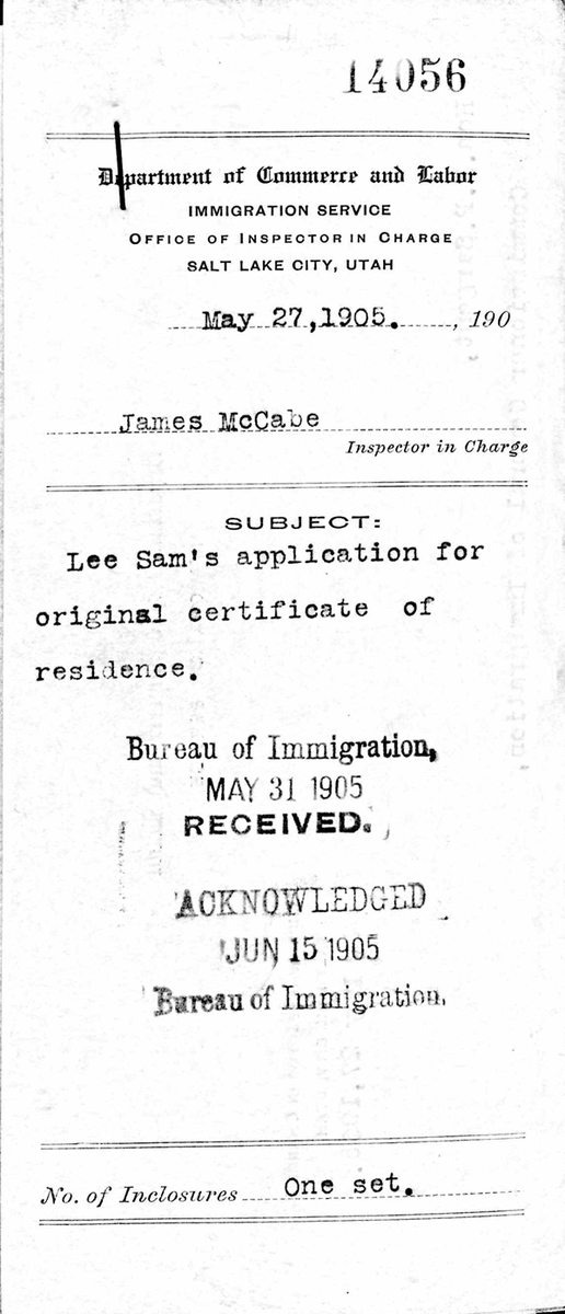 TodaysDocument's tweet image. Application for Original Certificate for Lee Sam
catalog.archives.gov/id/19086655