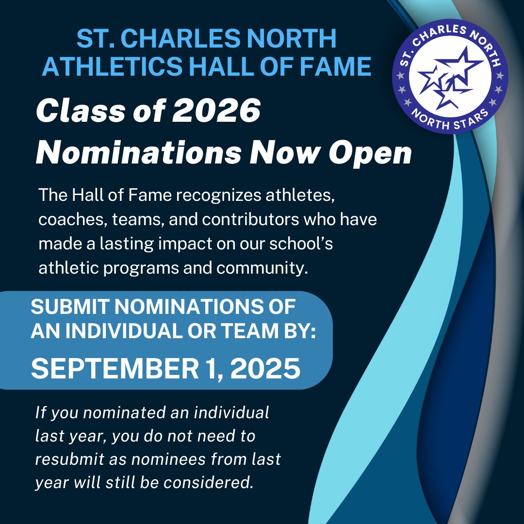 🌟SCN Hall of Fame – Nominations Now Open!🌟
Submit nominations by September 1, 2025. If you nominated an individual last year, you do not need to resubmit, as nominees from last year will still be considered.
Nomination Form 👉️🔗 trst.in/B9yJJr