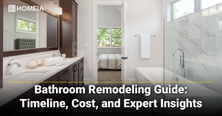 If you’re planning a bathroom remodel, you likely have two main questions: how long does a bathroom remodel take, and how much does it cost to remodel a small bathroom? homeia.com/home-improveme…