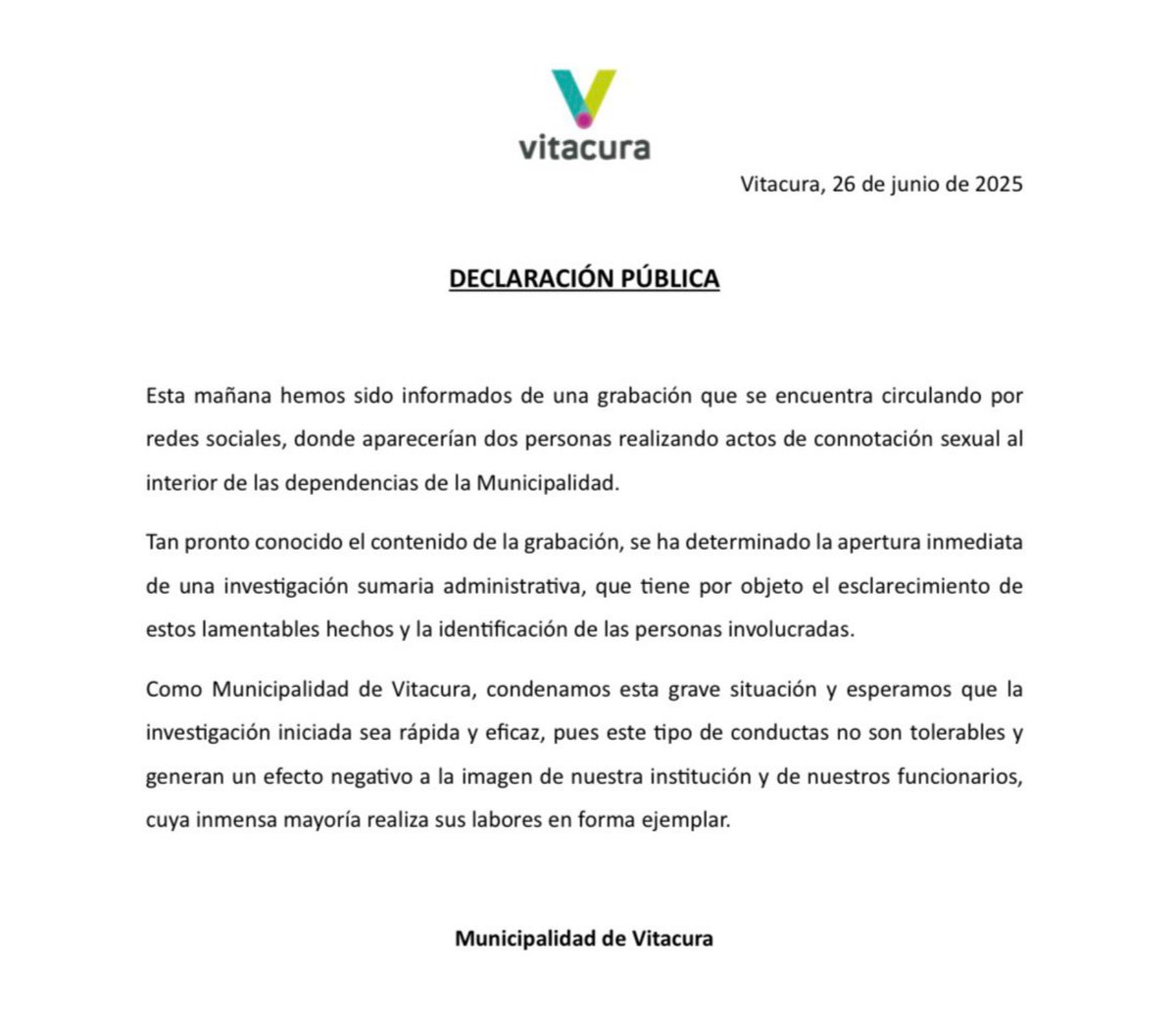 Mmm… en reparticiones públicas, municipios, instituciones, empresas privadas grandes, medianas y chicas. En el boliche de la esquina y en el club más emperingotado.
¿No será reacción exagerada del municipio?