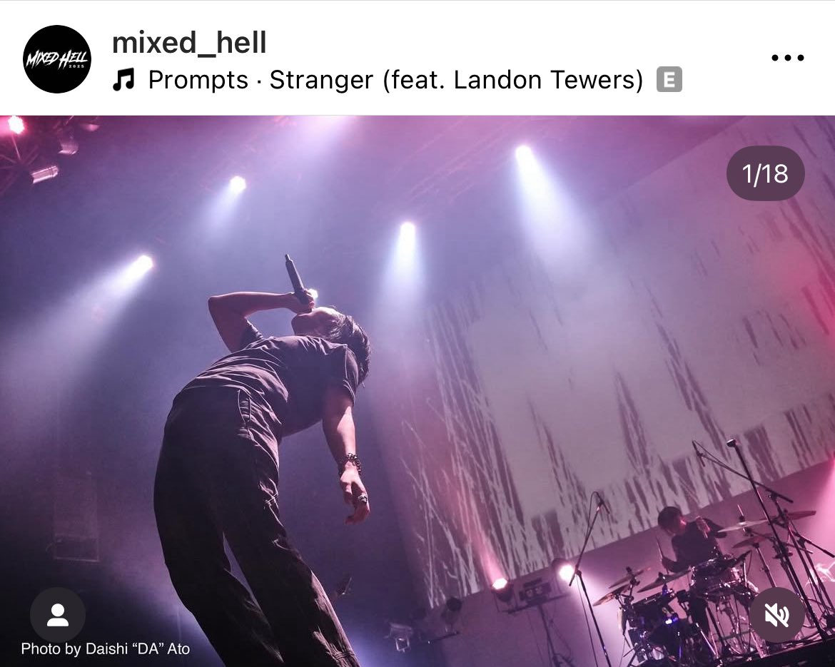 ／
📷Promptsのライヴ・フォト・レポート公開中‼️
＼

「MIXED HELL」公式Instagramで「MIXED HELL 2025」に出演したPromptsのライヴ・フォト・レポートを公開しています🤘
instagram.com/p/DLZ7UAopk8g/…