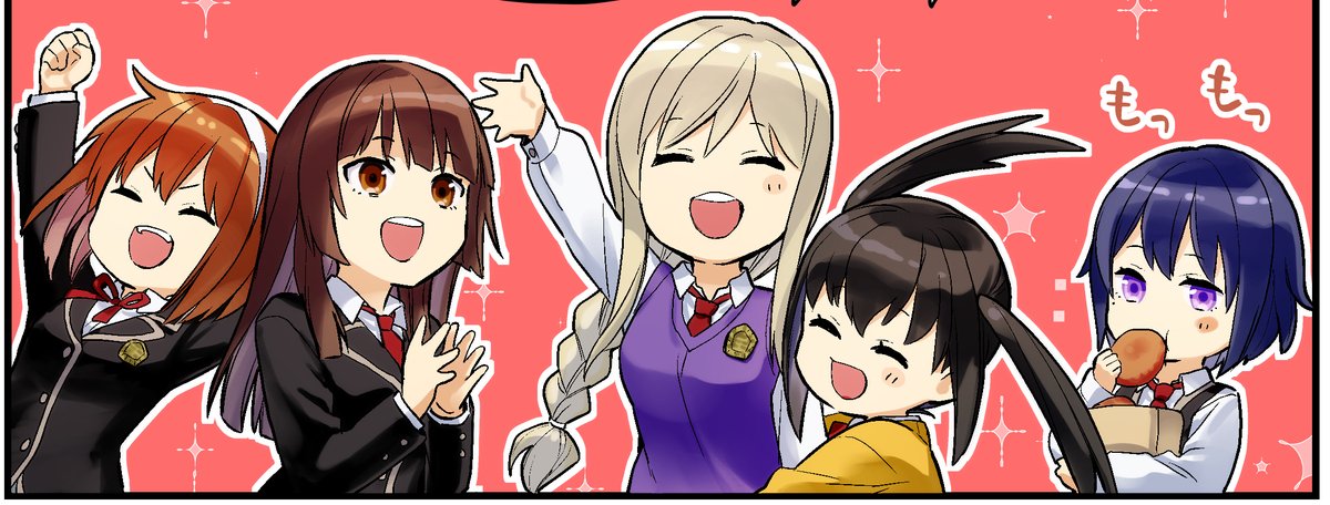 2014年のスクストコミック1話のカラーと最近のを引っ張り出してみる。顔のバランスが随分変わりましたね、懐かしいなぁ~~。準備があまりない状態で連載始まったんで毎月あたふたしてたけど、ストライカー達を描くのはとても楽しかったし良い経験させて頂きました、改めて有難うございました😌