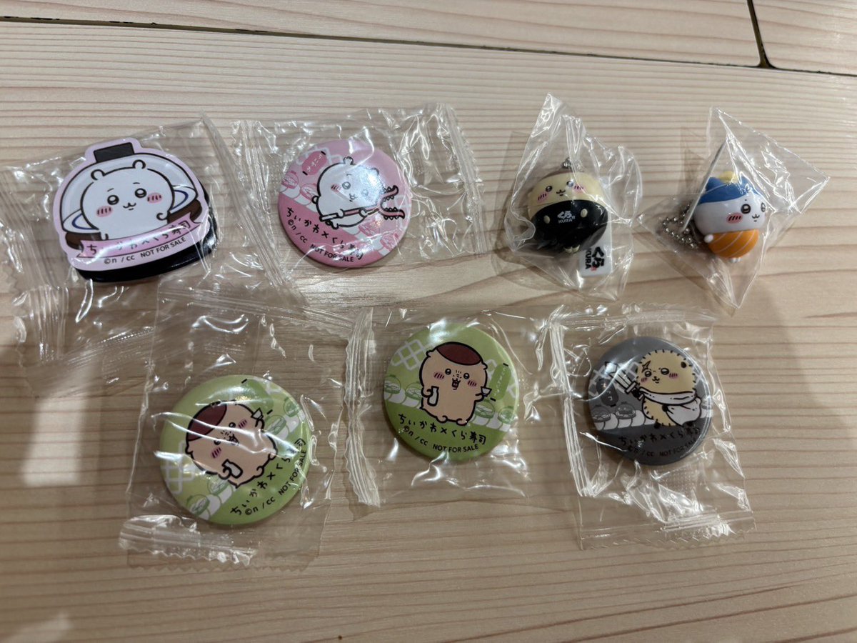 cmpss_chicken's tweet photo. 【交換】
ちいかわ くら寿司 ビッくらポン

譲
フィギュア(くりまんじゅう・ハチワレ)
缶バッジ(くりまんじゅう・ラッコ・ちいかわ)
マグネット(ちいかわ)
※ 画像のもの全部でも可です

求
フィギュア(うさぎ)

銀座・秋葉原等で手渡し希望です。
よろしくお願いします。 https://t.co/j1yRVznMk5