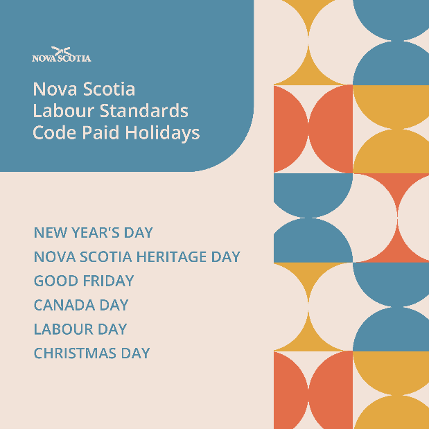 General holidays –like #CanadaDay – are holidays with pay for employees who qualify. 

Find out more➡️novascotia.ca/lae/employment…