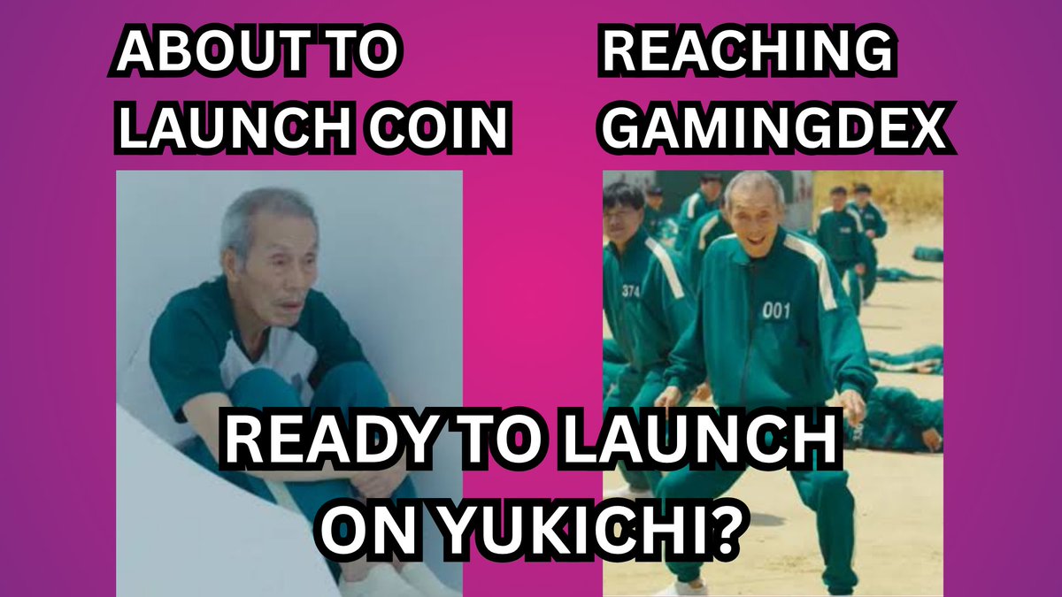 yukichi.fun (@yukichidotfun) on Twitter photo Happy Friday, Oasys Community! 
As we slide into the weekend faster than a Squid Game contestant running for their life, here’s a cheeky question: Have you already reached GamingDex status? Or are you still stuck in the red light, green light phase? 🚦😜
Don’t worry if you Happy Friday, Oasys Community! 
As we slide into the weekend faster than a Squid Game contestant running for their life, here’s a cheeky question: Have you already reached GamingDex status? Or are you still stuck in the red light, green light phase? 🚦😜
Don’t worry if you
