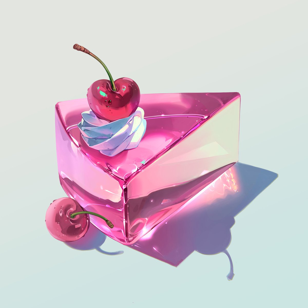 Hu2eeS2's tweet image. Jelly texture study🍒
투명체는 이론대로만 그리면 어딘가 밋밋해서 센스도 필요한 부분인 것 같아요
예쁜 포인트들만 담은 투명한 채색 강의를 #콜로소 에서 작법서로 곧 공개할 예정입니다😽💙