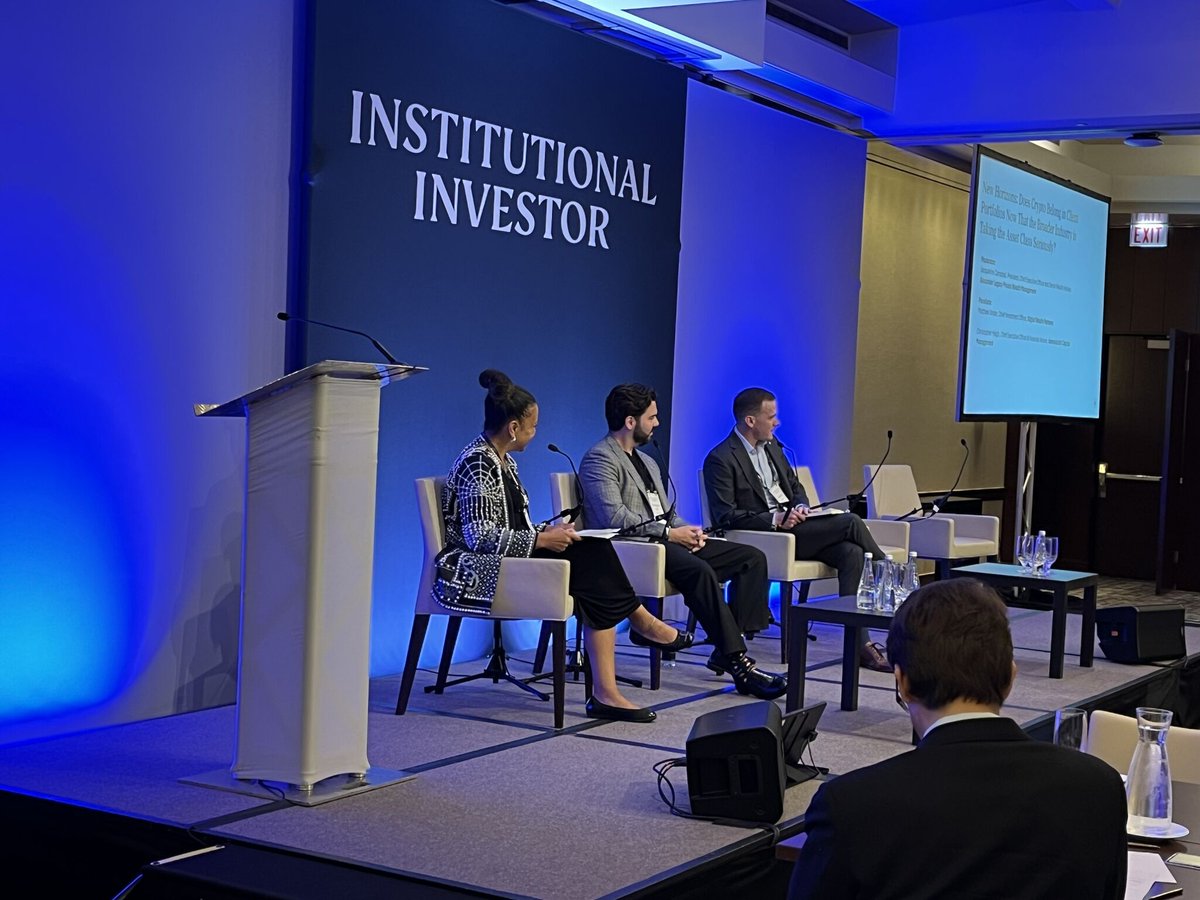 Matthew, MBA | Reg. Investment Advisor📈 Author📖 (@matthewdwp_) on Twitter photo So, does crypto belong in a client's portfolio?
The answer from the audience was a resounding "very likely!"
Fantastic engagement with RIAs and wealth advisors at the recent forum with <a href="/iimag/">Institutional Investor</a> in Chicago🐻
Thanks for the opportunity! 🙌👏 So, does crypto belong in a client's portfolio?
The answer from the audience was a resounding "very likely!"
Fantastic engagement with RIAs and wealth advisors at the recent forum with <a href="/iimag/">Institutional Investor</a> in Chicago🐻
Thanks for the opportunity! 🙌👏