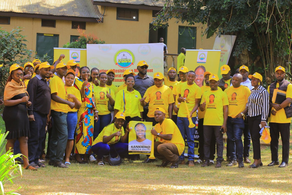 Peakfm906's tweet photo. Arinda Daisy Kankiriho who also doubles as a daughter to the late Brig. Patrick Kankiriho has today been officially nominated to contest in the National Resistance Movement (NRM) party primaries for the Western Youth Member of Parliament seat ahead of the 2026 General Elections. https://t.co/rOBPm0aAa3