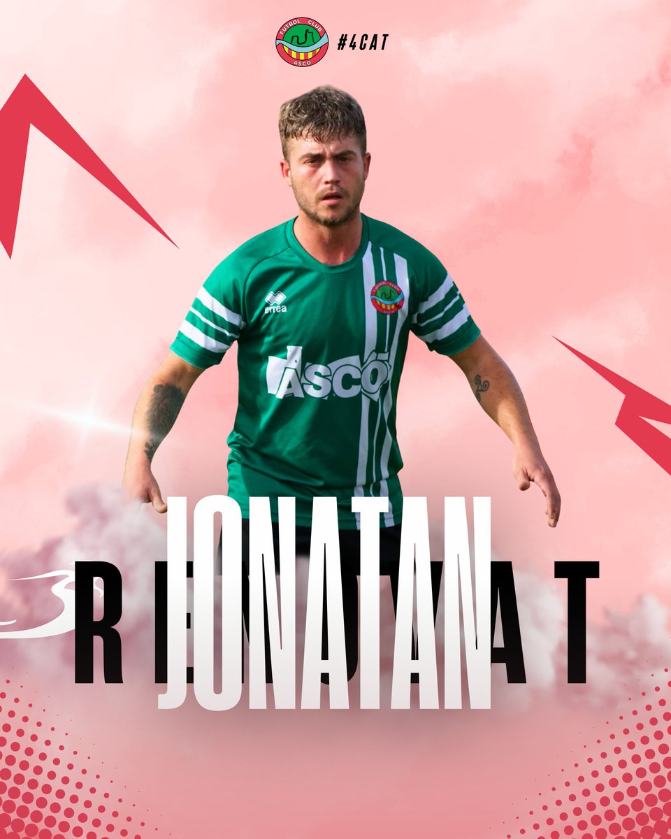 💥 𝗤𝗨𝗔𝗥𝗧𝗔 𝗖𝗔𝗧𝗔𝗟𝗔𝗡𝗔

✍️ Jonatan Anson continua al FC Ascó B!

💚 Un autèntic plaer que juguis al FC Ascó!

#4cat #FutbolCatalà