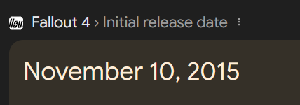 Another side effect of online only, premium shop ridden garbage such as fallout:76
